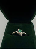0,18 ct Natural Emerald Ring