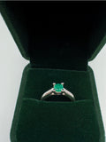 0,30 Natural Emerald Ring
