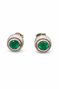 Emerald Stud Earrings