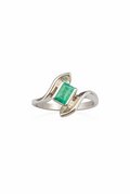 0,58 ct Emerald Ring