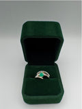 0,38 ct Natural Emerald Ring